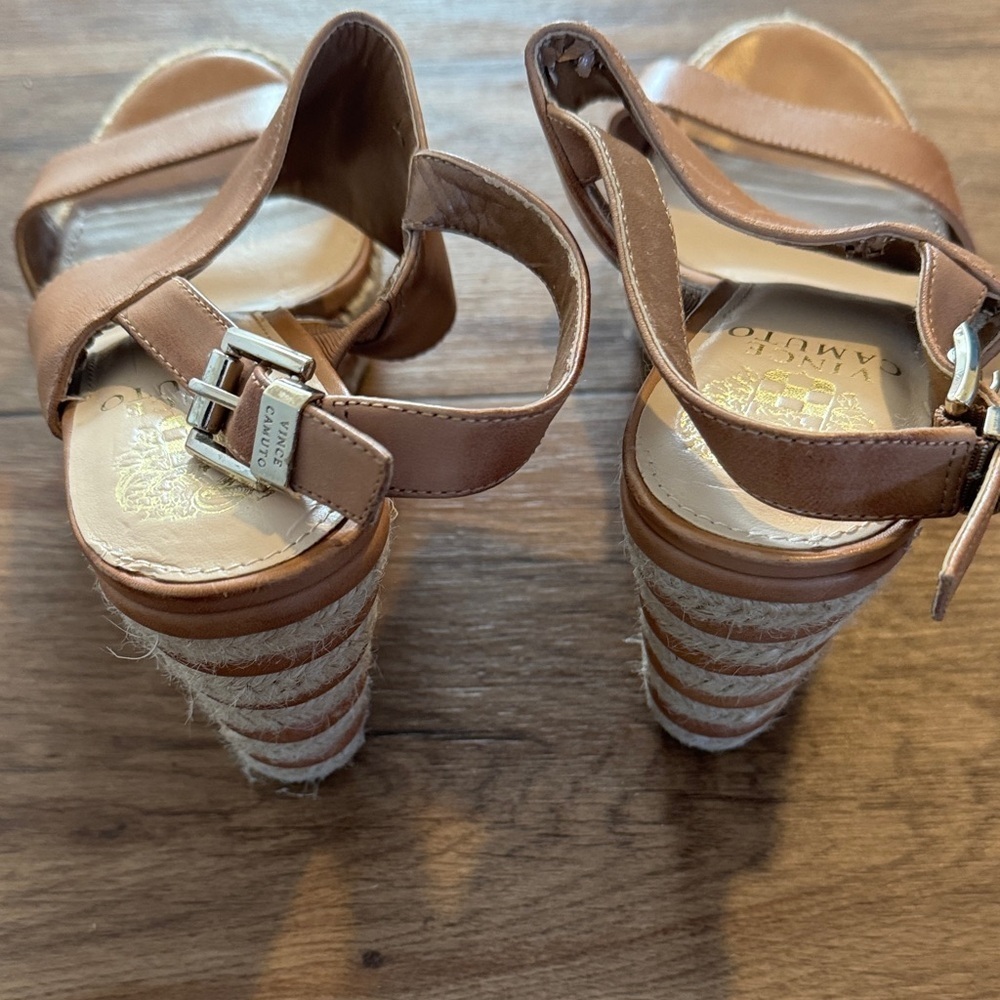 Vince Camuto Brown Espadrille Sandals - Picture 3 of 4